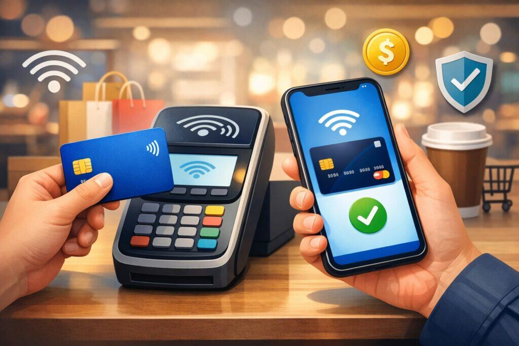 Contactless payments: tap-to-pay cards and mobile wallets