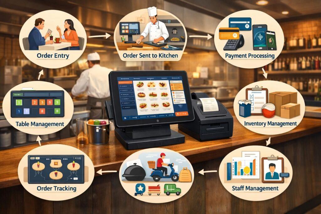 How Does a Restaurant POS System Work?