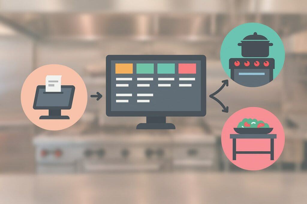 Kitchen Display Systems (KDS) and Ticket Routing
