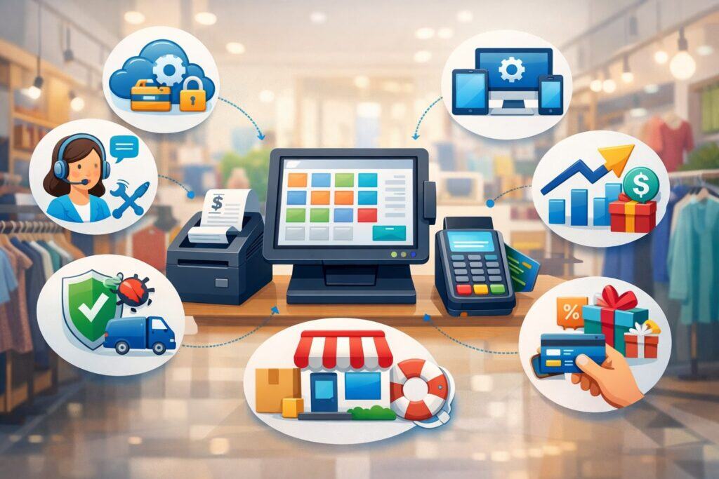 SaaS Subscription Pricing: What Monthly POS Fees Usually Include