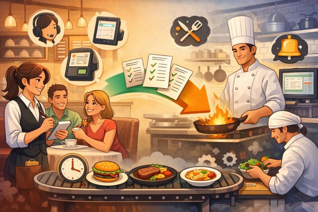 Ticket Routing: From the Front of House to the Kitchen