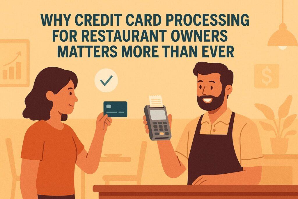 Why Credit Card Processing for Restaurant Owners Matters More Than Ever