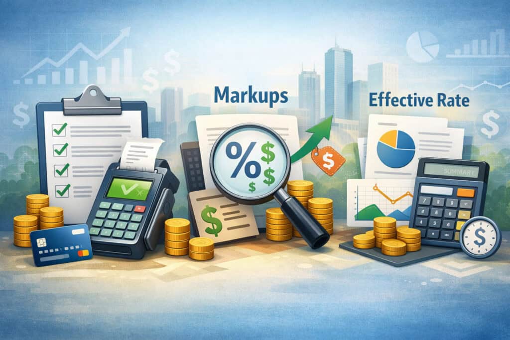 The real cost discussion: processing rates, markups, and effective rate