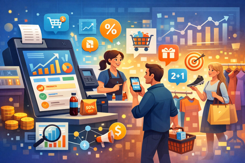 Using POS data for upselling, cross-sells, and promotions